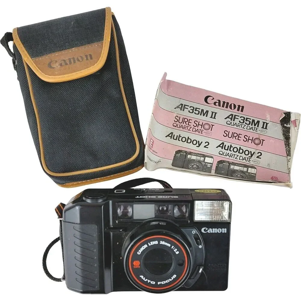 Af35m Canon Autoboy Review Canon AF35M II (new) Sureshot Autoboy QUARTZ DATE Serviced